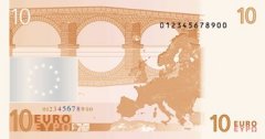 Back of 10 Euro Banknote