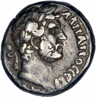 Portrait of Hadrian on Tetradrachm