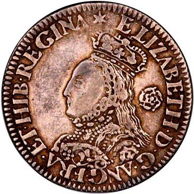 Obverse of 1562 Sixpence