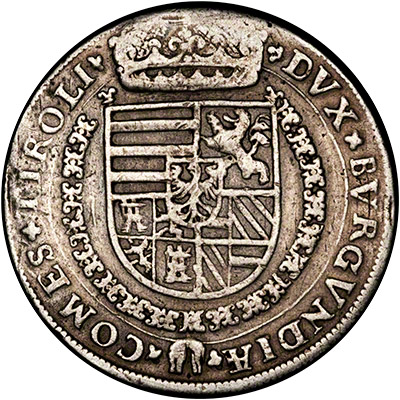 Reverse of 1564-1595 Austrian Thaler