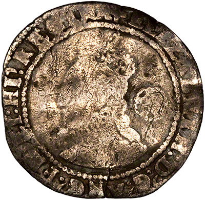 Obverse of 1578 Sixpence