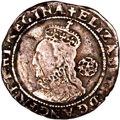Obverse of 1580 Sixpence