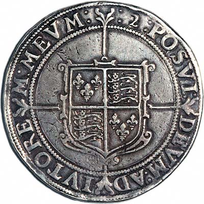 Reverse of 1962 	Elizabeth I Crown Mintmark 2