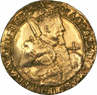 James VI Gold Unit Obverse