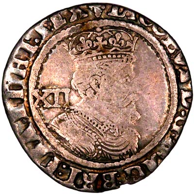 Obverse of James I Shilling 1604