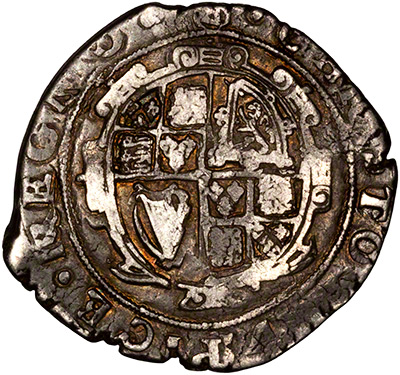 Reverse of 1641 - 1643 Charles I Halfcrown - Fine