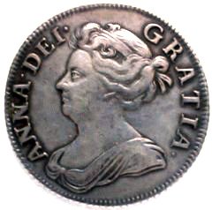 Obverse of 1707 Shilling