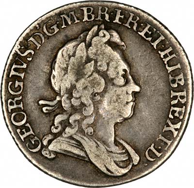 Obverse of 1723 Sixpence