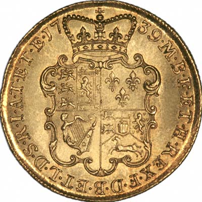 Reverse of George II Two Guinea