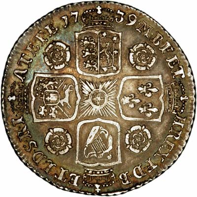 Reverse of George II Shilling