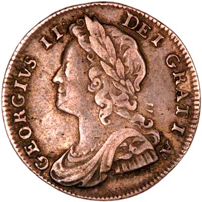 Obverse of 1757 Sixpence