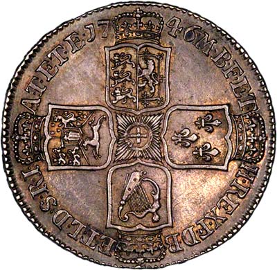 Reverse of 1746 Halfcrown