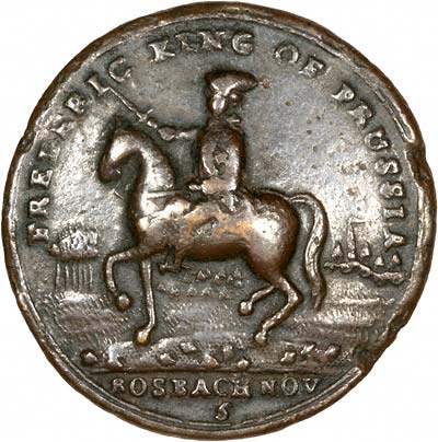 Obverse of Frederick the Great Medallion