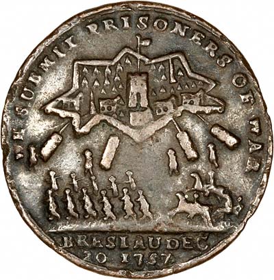 Reverse of Frederick the Great Medallion