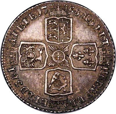 Reverse of George II Shilling