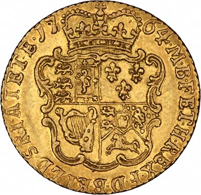 Reverse of 1764 Half Guinea
