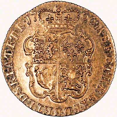 Reverse of 1766 Guinea
