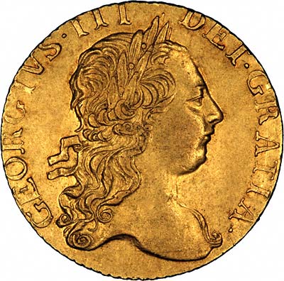 Obverse of 1773 Guinea