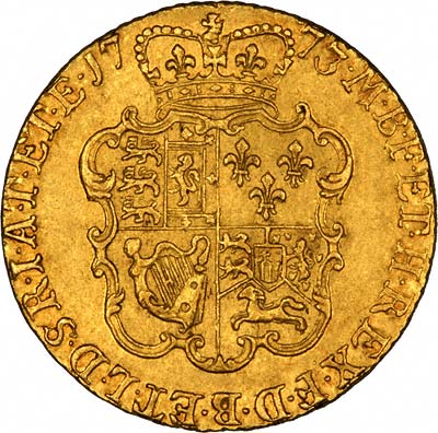 Reverse of 1773 Guinea