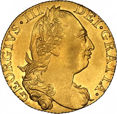 Obverse of 1775 Guinea