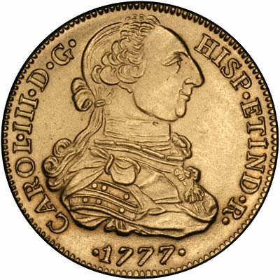 Obverse of 1989 Fake Spanish 8 Escudo Coin