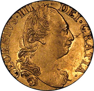 Obverse of 1781 Guinea