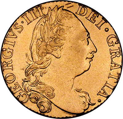 Obverse of 1784 Guinea