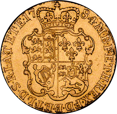 Reverse of 1784 Guinea