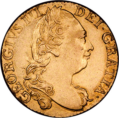 Obverse of 1785 Guinea