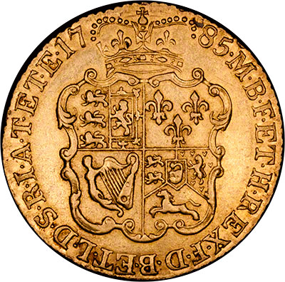 Reverse of 1785 Guinea