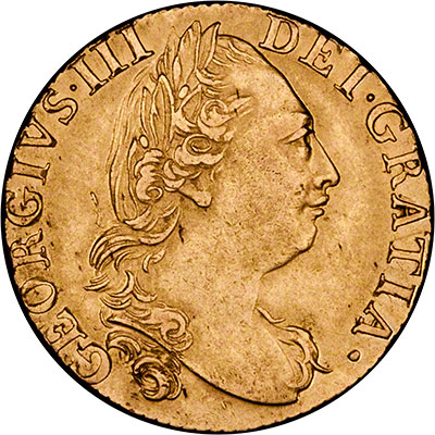 Obverse of 1786 Guinea