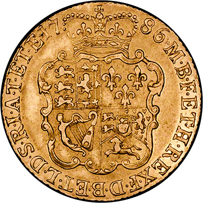 Reverse of 1786 Guinea