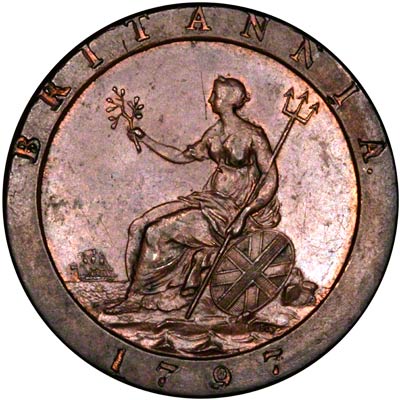 Reverse of 1797 Penny