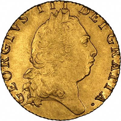 Obverse of 1799 Guinea