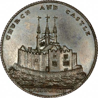 Obverse of 1799 halfpenny token