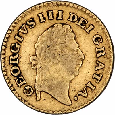 George III on Obverse of 1798 Third Guinea