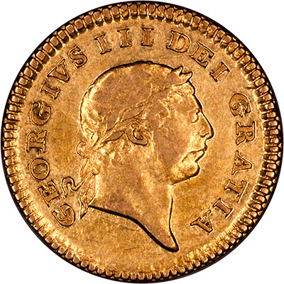 George III on Obverse of 1804 Third Guinea