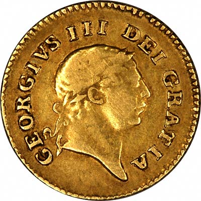 George III on Obverse of 1806 Third Guinea