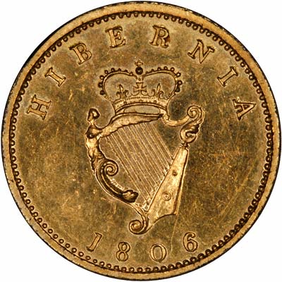 Reverse of 1806 Irish Farthing