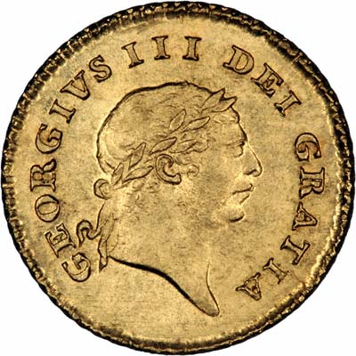 George III on Obverse of 1810 Third Guinea