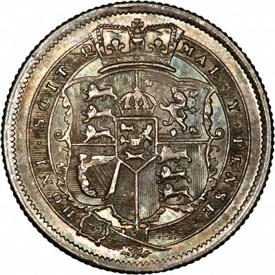 Reverse of 1817 George III Shilling