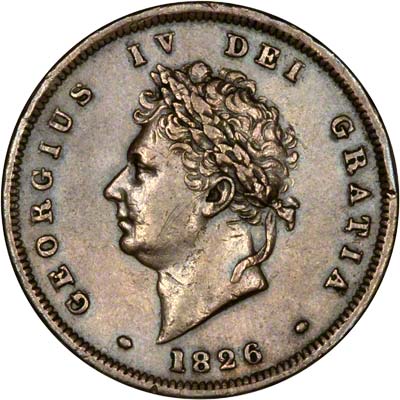 Obverse of 1831 Penny