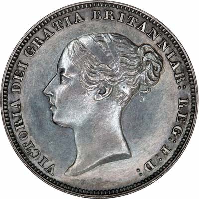 Obverse of 1839 Sixpence
