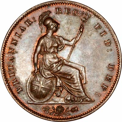 Reverse of 1858 Penny