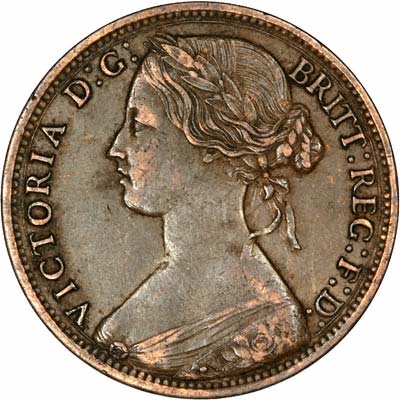 Obverse of 1861 Penny