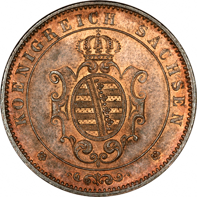 Obverse of 1862 5 Pfennige