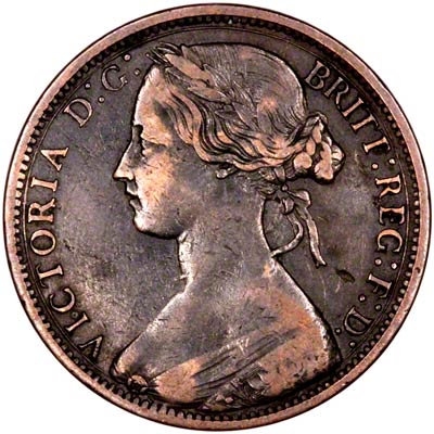 Obverse of 1861 Penny