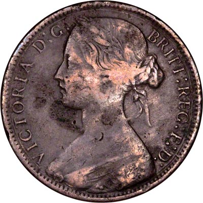 Obverse of 1870 Penny