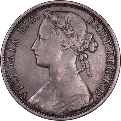 Obverse of 1877 Penny
