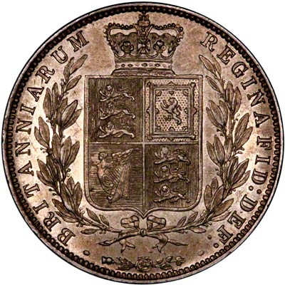 Reverse of 1883 Half Crown